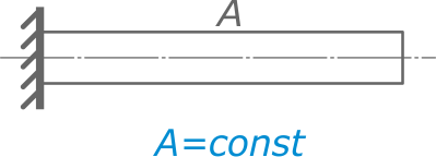 Стержень постоянного сечения