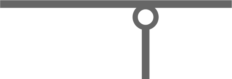 Шарнирное соединение 2х стержней