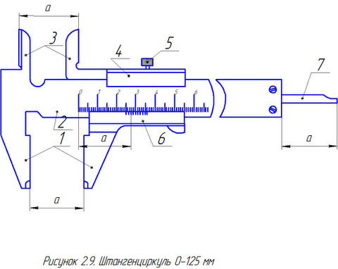 Штангенциркуль 0-125 мм
