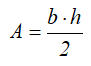 Формула площади треугольника