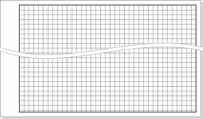 Лист А4 в клетку с рамкой