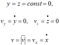 Формулы для расчета скорости точки при прямолинейном движении